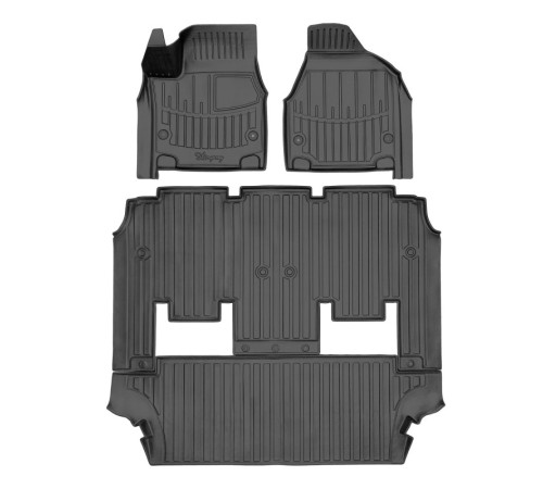 Гумові 3D килимки Chrysler Pacifica II (RU) 2016+ (Stingray)
