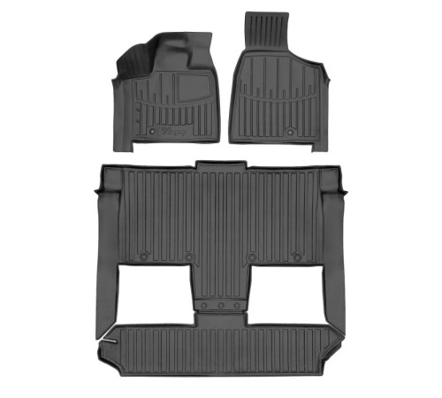 Гумові 3D килимки Dodge Grand Caravan V (RT) 2008-2020 (Stingray)