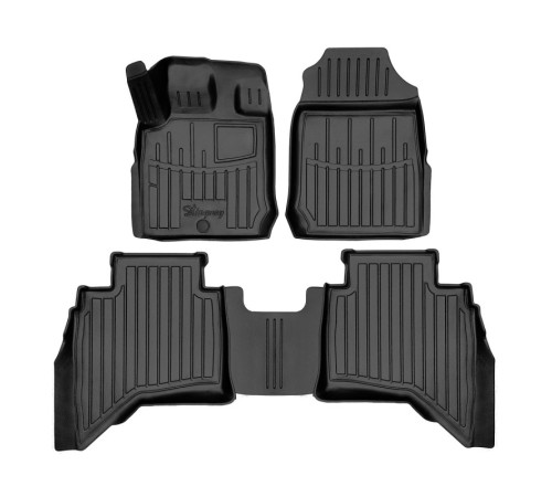 Гумові 3D килимки Isuzu D-Max 2020+ (Stingray)