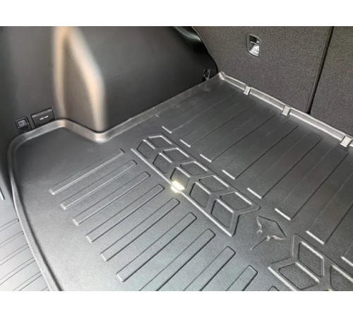Резиновый коврик в багажник Hyundai Tucson (NX4) (hybrid) 2021+ с сабвуфером (Stingray)