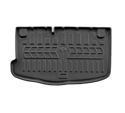 Гумовий килимок в багажник Hyundai i10 I 2007-2013 нижня поличка без органайзера (Stingray)