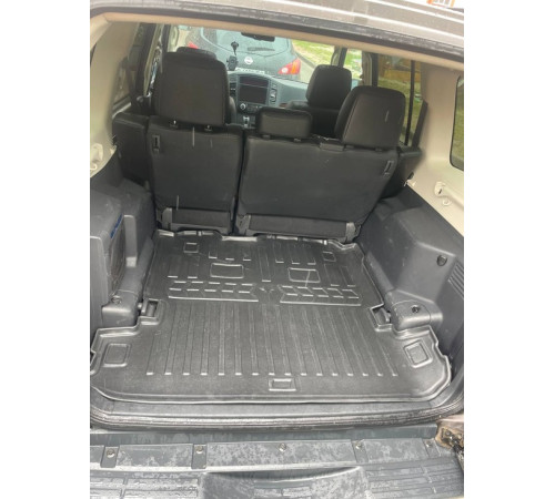 Гумовий килимок в багажник Mitsubishi Pajero Wagon IV (V80) 2006+ 5 місць (Stingray)
