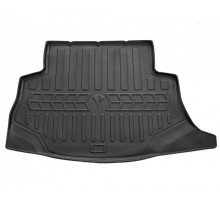 Гумовий килимок в багажник Nissan Leaf (ZE0) 2010-2017 без сабвуфера (Stingray)