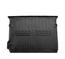 Резиновый коврик в багажник Nissan Pathfinder III (R51) 2005-2014 5 из 7 мест (Stingray)