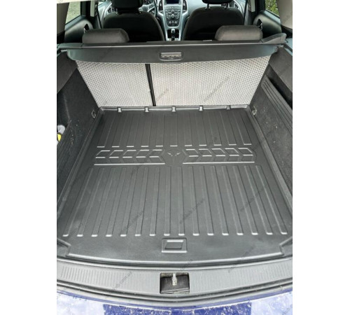 Гумовий килимок в багажник Opel Astra J Sports Tourer 2009-2015 (Stingray)