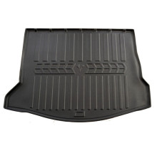Резиновый коврик в багажник Renault Grand Scenic IV 2016-2022 5 мест верхняя полочка (Stingray)