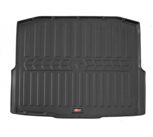 Гумовий килимок в багажник Skoda Octavia A7 (III) 2013-2020 universal без вух (Stingray)