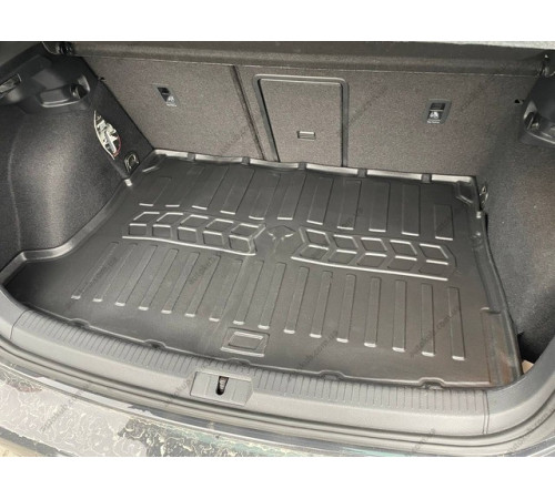 Гумовий килимок в багажник Volkswagen e-Golf 2014-2020 (Stingray)