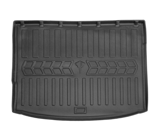 Гумовий килимок в багажник Seat Leon III (5F) 2012-2019 hatchback верхня поличка (Stingray)