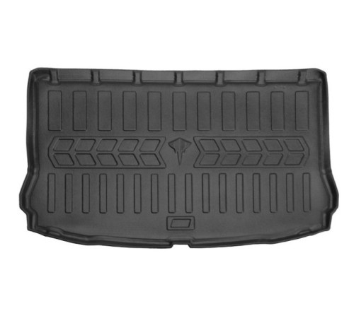 Гумовий килимок в багажник Seat Leon III (5F) 2012-2019 hatchback нижня поличка (Stingray)