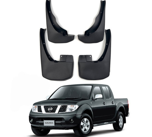 Автомобільні бризговики Nissan Navara 2003-2015 стандартні арки (Surtep)