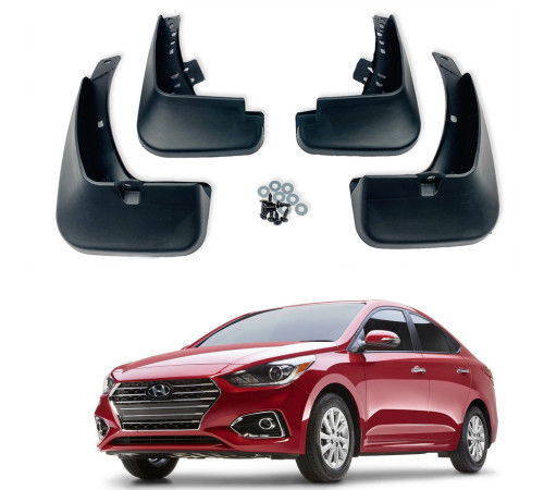 Автомобільні бризговики Hyundai Reina /Verna (Коста-Рика, Чили и Перу) 2017-2021 (Surtep)