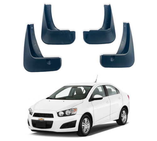 Автомобільні бризговики Chevrolet Aveo (T300) 2012+ Sedan (Surtep)