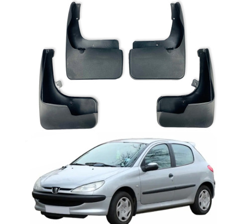 Автомобільні бризговики Peugeot 206 1998-2012 Хетчбек (Surtep)