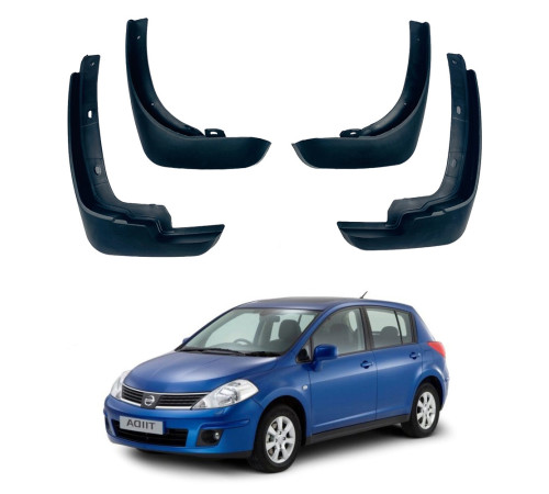 Автомобільні бризговики Nissan Tiida 2011-2014 хетчбек (Surtep)