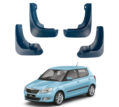 Автомобільні бризговики Skoda Fabia II 2012-2014 (Surtep)