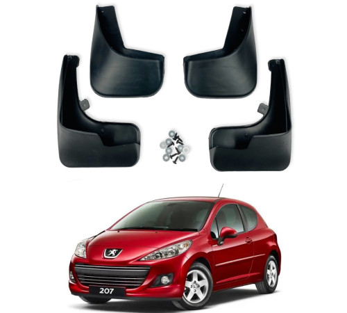 Автомобільні бризговики Peugeot 207 2006-2012 (Surtep)
