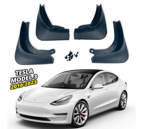 Автомобільні бризговики Tesla Model 3 2016-2023 (Surtep)