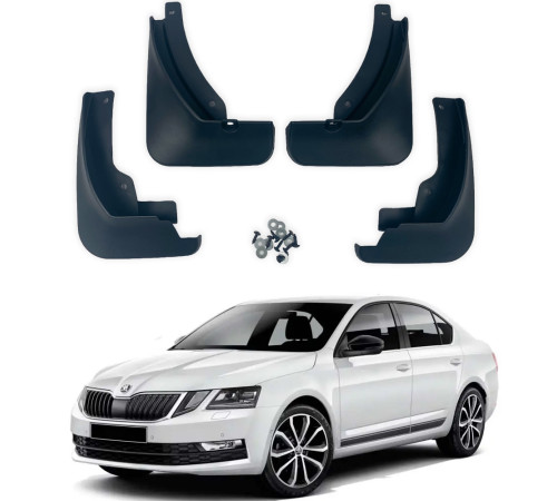 Автомобильные брызговики Skoda Octavia A7 2013-2017 (Surtep)