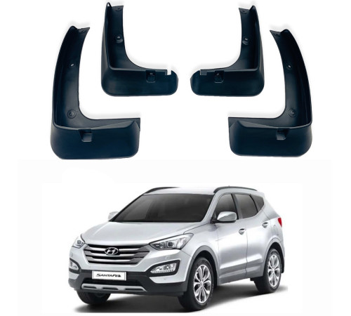 Автомобільні бризговики Hyundai Santa Fe 2012-2018 (Surtep)