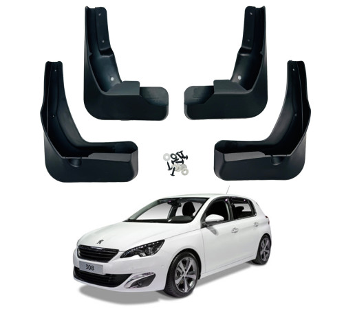 Автомобільні бризговики Peugeot 308 2013-2021 (Surtep)