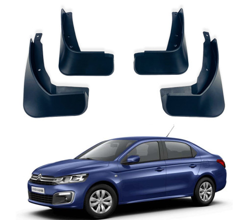 Автомобільні бризговики Citroen C-Elysee / Peugeot 301 2014-2019 (Surtep)