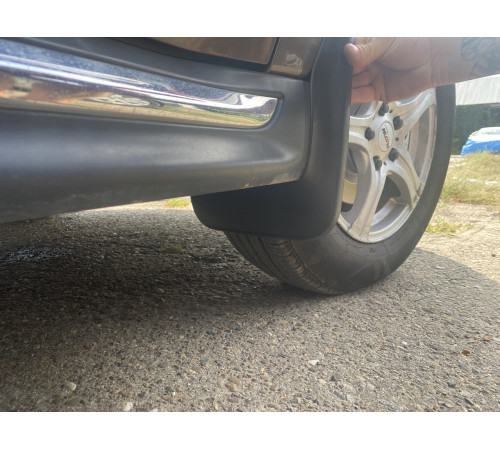 Автомобільні бризговики Mitsubishi Outlander XL 2006-2012 Широкий поріг (Surtep)