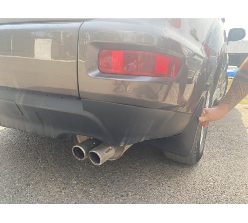 Автомобільні бризговики Mitsubishi Outlander XL 2006-2012 Широкий поріг (Surtep)
