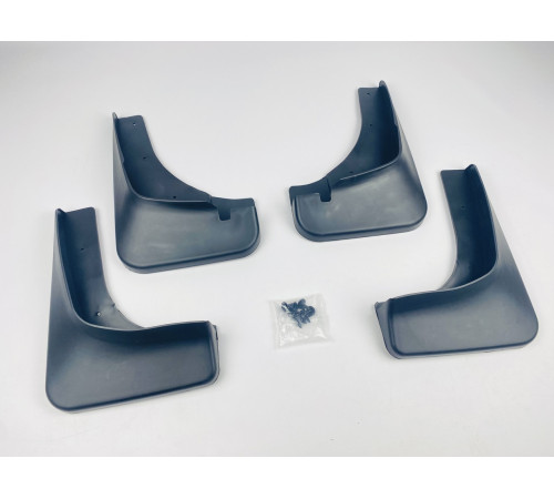 Автомобільні бризговики Mitsubishi Outlander XL 2006-2012 Широкий поріг (Surtep)