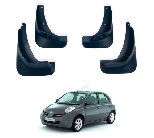 Автомобільні бризговики Nissan Micra 4 2010-2017 (Surtep)