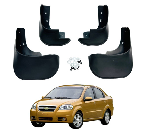 Автомобільні бризговики Chevrolet Aveo T250 2005+ Sedan (Surtep)