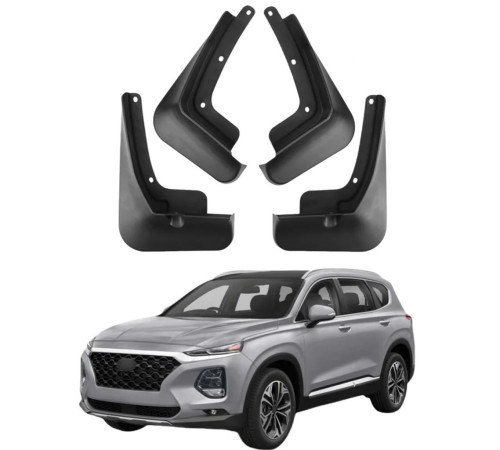 Автомобільні бризговики Hyundai Santa Fe 2019+ (Surtep)