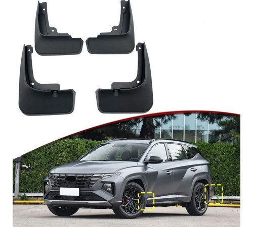Автомобільні бризговики Hyundai Tucson 2021+ ДБ (Surtep)