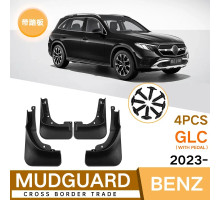 Автомобільні бризговики Mercedes GLC 2023 (автомобіль з підніжкою)
