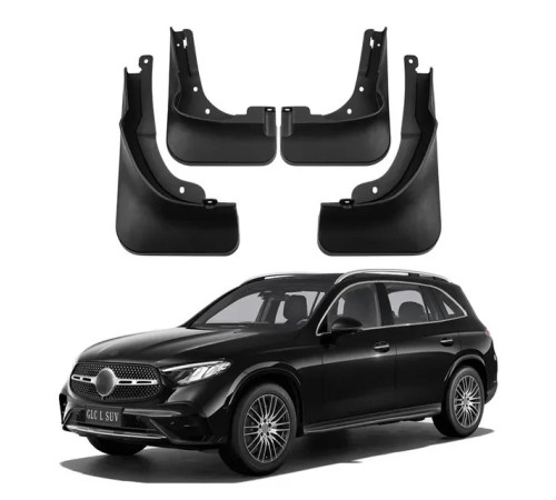 Автомобільні бризговики Mercedes GLC 2023 (автомобіль з підніжкою)