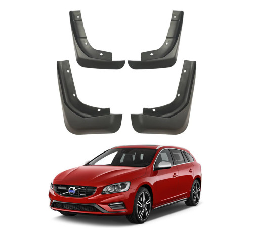 Автомобільні бризговики Volvo V60 2010-2018 (Surtep)